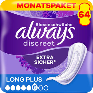 [RESIGILAT] Tampoane Always Discreet femei Long Plus 64 bucati