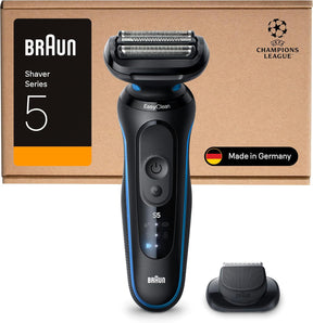 [RESIGILAT] Rasoare electric Braun Series 5 impermeabil 50 min albastru