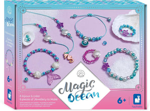 [RESIGILAT] Janod set bijuterii sirene Magic Ocean, 6 piese, de la 6 ani