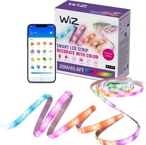 [RESIGILAT] Banda LED WiZ RGBIC 20 m, 16 milioane culori, control vocal