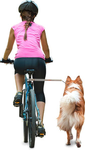 [RESIGILAT] lesa de bicicleta pentru caini Walky Dog Plus argintie
