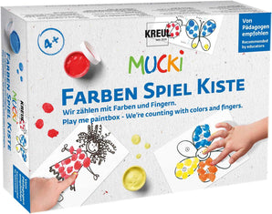 [RESIGILAT] KREUL Mucki vopsea pentru degete set invatare 5 x 50 ml