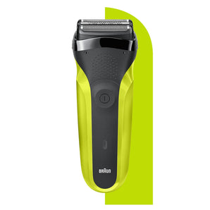 [RESIGILAT] Ras electric Braun Series 3 300S 3 lame flexibil, negru verde