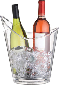 [RESIGILAT] Răcitor sticle vin, găleată transparentă 10 litri