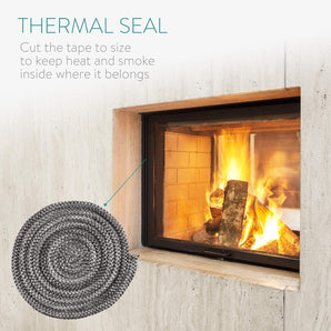 [RESIGILAT] Navaris Garnitura etansare usa soba, 3/8" x 118", rezistenta la foc