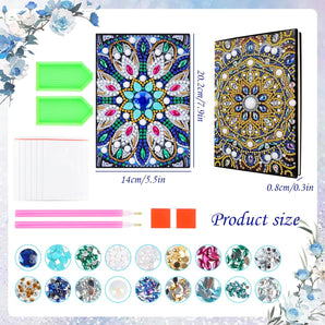 [RESIGILAT] Set 2 Fonyet Diamond Painting Mandala A5 pentru copii 10 ani