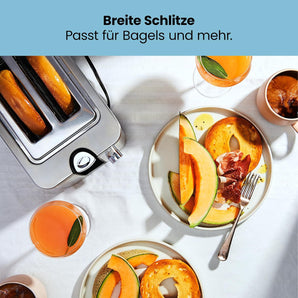 [RESIGILAT] Prajitor de paine Chefman 2 felii 7 setari argintiu