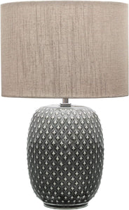 [RESIGILAT] Lampa de masa Pauleen 48153 ceramica bej 60W E27 gri