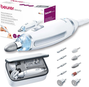 [RESIGILAT] Set manichiura Beurer MP 62 cu 10 accesorii alb
