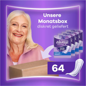 [RESIGILAT] Tampoane Always Discreet femei Long Plus 64 bucati