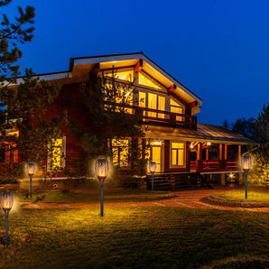 [RESIGILAT] Lanterne solare IMAGE, 2 LED cu flacara, impermeabile IP65