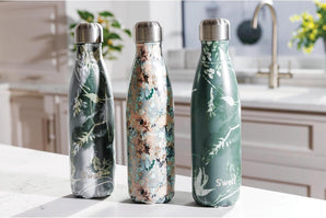 [RESIGILAT] Sticla inox S'well 482 ml Forest Bloom, izolare vid
