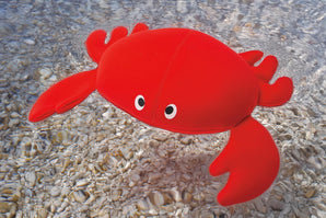 [RESIGILAT] Jucarie caini Karlie Neopren Crabsy 30x23x9 cm rosu