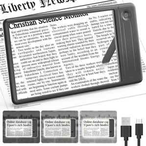 [RESIGILAT] MoKo Lupa Iluminata, LED 5x, Mana Usoara, Cadou Varstnici