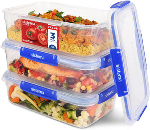 2.2L Rectangle Klip It Plus 3 Pack (4)