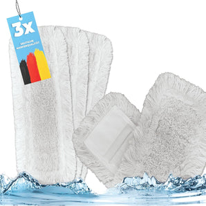 [RESIGILAT] 3x Mop Bumbac, Suport Pliabil 40 cm, Curatare Podele
