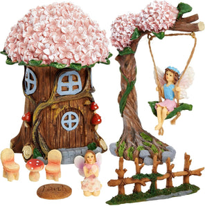 [RESIGILAT] Set miniatura gradina zane, 8 ornamente diverse