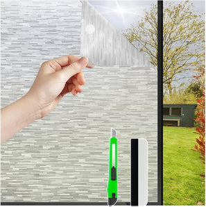 [RESIGILAT] Folie fereastră mată 44,5x200 cm – protecție intimitate și decor birou