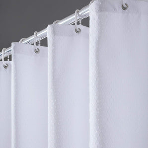 [RESIGILAT] Cortina de dus Furlinic 180x210 Waffle alb hidrofuga