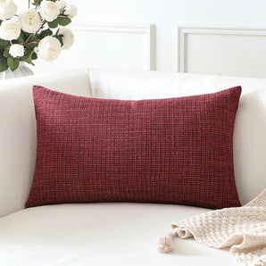 [RESIGILAT] Set 1 Huse de Perna Uni 30x50cm Rosu Vin