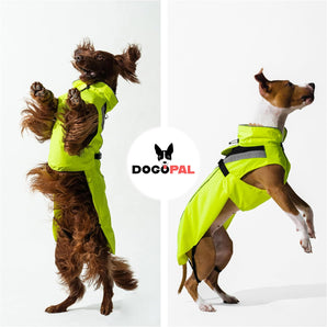 [RESIGILAT] DOGOPAL Jacheta ploaie caini, impermeabila, galben, mare