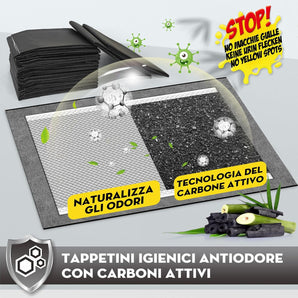 [RESIGILAT] Croci Underlay Super Nappy Carbon, 14 bucati, 57 x 54 cm