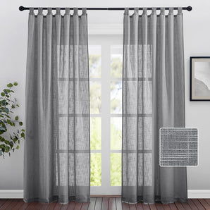 [RESIGILAT] PONY DANCE Set 2 Perdele, 220 x 140 cm, Gri Inchis, Filtrare Lumina