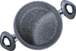 Aeternum Full Induction Madame Petravera 3.0 cratiță (2 mânere), aluminiu, potrivită pentru inducție, 28 cm, metal, gri