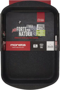 [RESIGILAT] Caserola Moneta Etnea aluminiu negru 35x25 cm