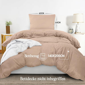 [RESIGILAT] Set lenjerie Utopia Bedding 140x200 cm Bej
