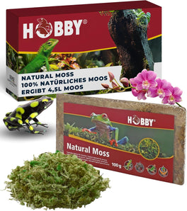 [RESIGILAT] HOBBY Mușchi natural 100g pentru terarii și amfibieni