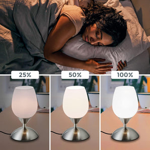 [RESIGILAT] Lampa de noptiera reglabila B.K.Licht E14 alb mat