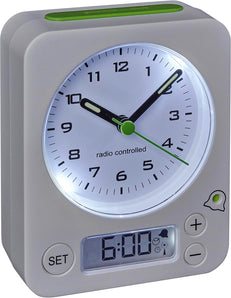 [RESIGILAT] TFA Dostmann Combo, Ceas radio cu alarma analogica, Alb-Verde