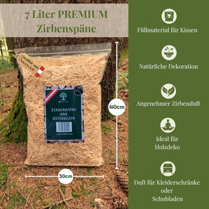 [RESIGILAT] Waldklang 7 litri, Aschii de pin elvetian, Material umplutura perne