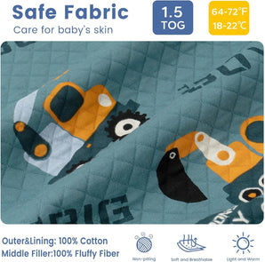 [RESIGILAT] ZIGJOY Sac de dormit bebelusi, 100% bumbac, 1.5 TOG, 4-6 ani