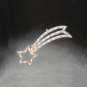 [RESIGILAT] LED cometa fereastra 35 diode alb cald 230V interior 2160-010