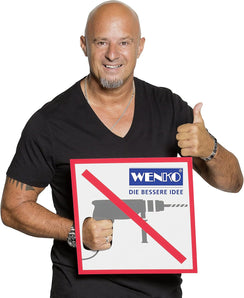 [RESIGILAT] WENKO Turbo-Loc, raft de perete, crom