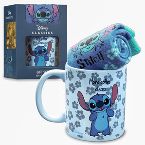 [RESIGILAT] Set cadou Disney cana si sosete Stitch Blue