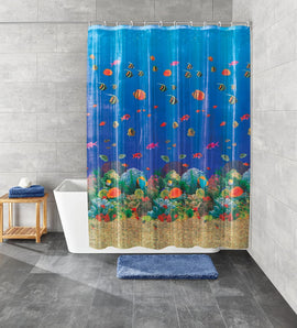 [RESIGILAT] Perdea dus Kleine Wolke Maldives 180 x 200 cm multicolora