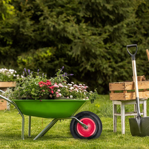 [RESIGILAT] Relaxdays Anvelopa roaba 3.50-6, roata rezerva pneumatica, negru