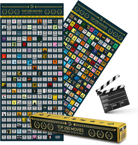 [RESIGILAT] Poster razuibil XXL, lista 250 filme, 40x18 inci