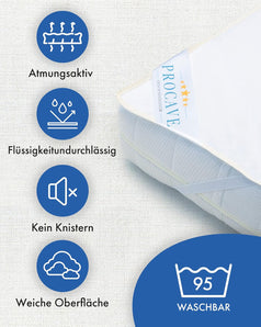 [RESIGILAT] PROCAVE Saltea impermeabila 90x190, respirabila, anti-acarieni