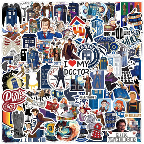 [RESIGILAT] 110 autocolante Doctor Who pentru laptopuri si telefoane