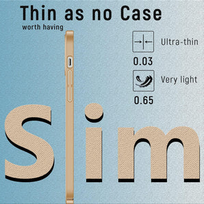 [RESIGILAT] Carcasa ultrasubtire iPhone 12, rigida, rezistenta la socuri, auriu