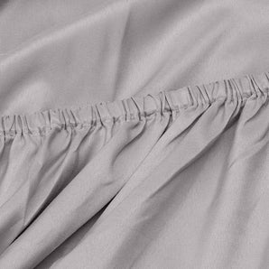 [RESIGILAT] Amazon Basics Cearsaf cu elastic, 90 x 200 cm, microfibra, gri