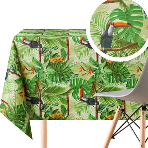 [RESIGILAT] Fata de masa jungla tropicala vinil 200x140 cm pentru 6 persoane