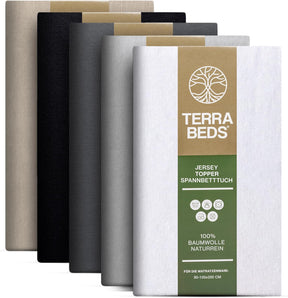 [RESIGILAT] Topper pat Terra Beds, 90x200 cm, bumbac 100%, certificat Oeko-TEX