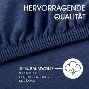 [RESIGILAT] Cearsaf Lucina dublu albastru 100% bumbac 90x200 cm