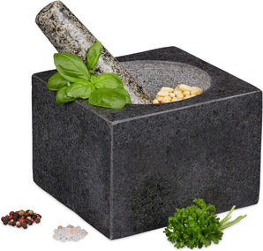 [RESIGILAT] Moser Relaxdays Granit pentru Condimente 500 ml Gri Inchis