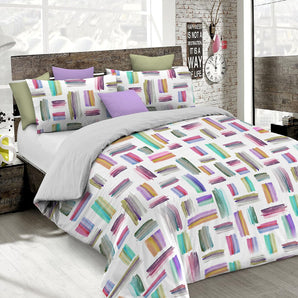 [RESIGILAT] Lenjerie pat italiana Fantasy dublu multicolor